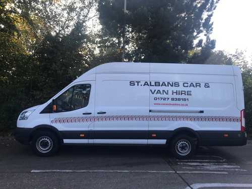 Ford Transit Jumbo Long Wheelbase Hi-Cube Van for Hire